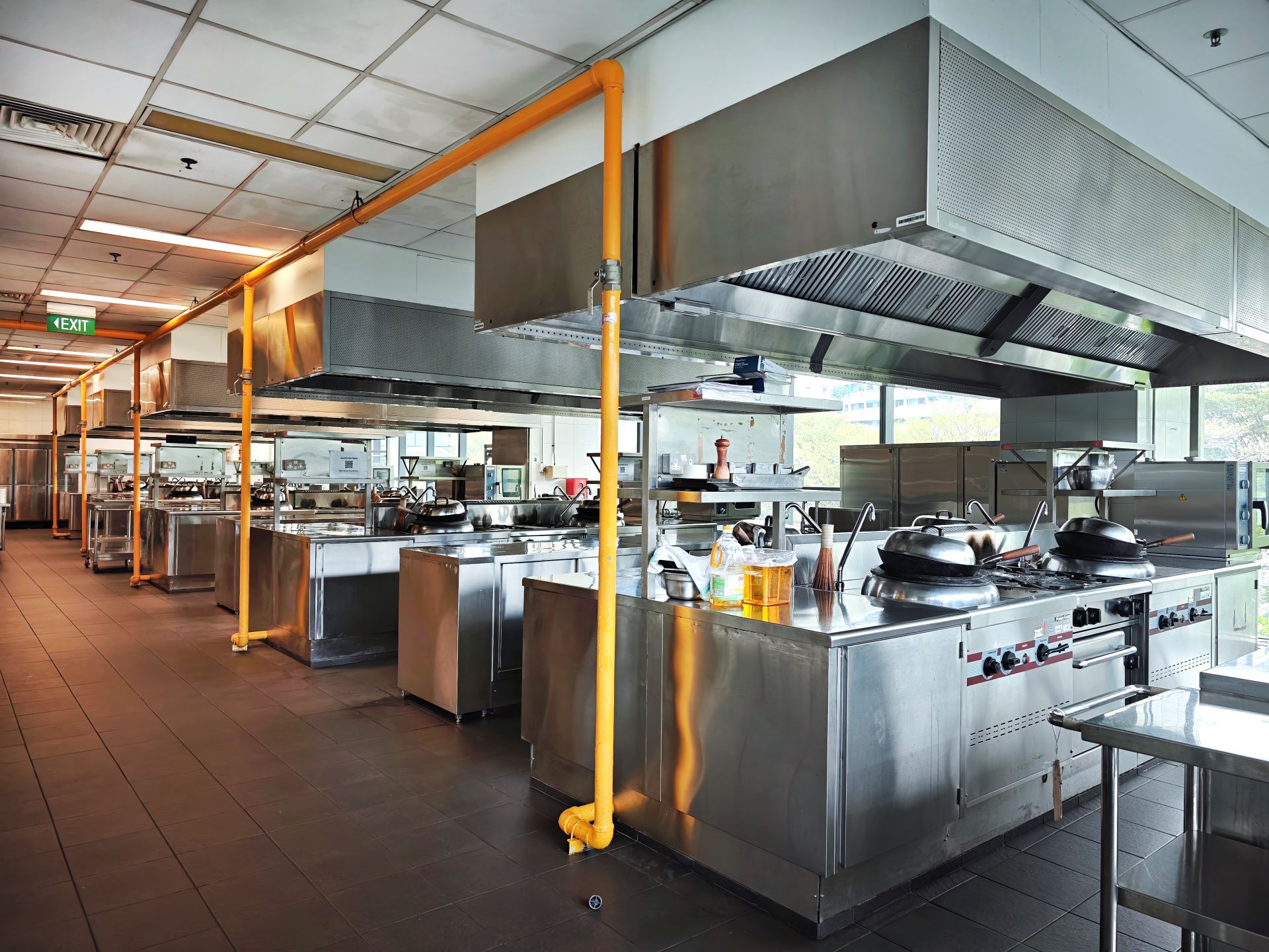 Commercial kitchen exhaust system in Singapore